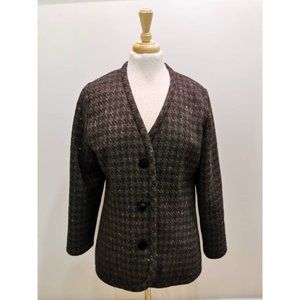 Castleisland Irish Tweed Vintage Tweed Jacket Brown Size: L